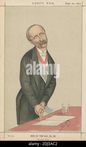 Politiker - Vanity Fair - "Der Sklavenhandel". Sir Henry Bartle Edward Frere. 20. September 1873, Leslie Matthew 'Spy' ward, 1851–1922, britisch, 1873, Chromolithographie Stockfoto