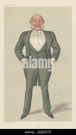 Vanity Fair: Militär und Marine; 'Rim', Vizeadmiral Sir Reginald John MacDonald, 7. Februar 1880, Leslie Matthew 'Spy' ward, 1851–1922, British, 1880, Chromolithographie Stockfoto