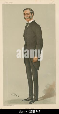 Politiker - Vanity Fair. „Auswärtige Angelegenheiten“. Sir Thomas Henry Sanderson. 10. November 1898, Leslie Matthew 'Spy' ward, 1851–1922, britisch, 1898, Chromolithographie Stockfoto