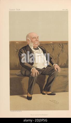 Politiker - Vanity Fair. 'Erster Herr der Schatzkammer'. Die Rt. William Henry Smith. 12. November 1887, Leslie Matthew 'Spy' ward, 1851–1922, britisch, 1887, Chromolithographie Stockfoto