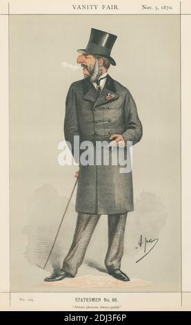 Politiker - Vanity Fair. 'Immer angenehm, immer genial.' Der Hon. J. C. Vivian. 5. November 1870, Carlo Pellegrini, 1839–1889, Italienisch, 1870, Chromolithographie Stockfoto