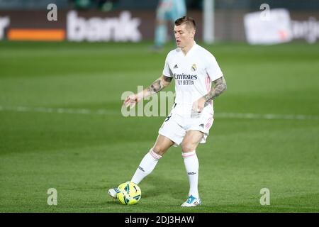 Toni Kroos von Real Madrid in Aktion während der spanischen championship La Liga Fußballspiel zwischen Real Madrid und Atletico De/lm Stockfoto