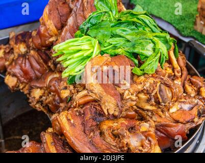 Schweinebraten aus Thailand Südostasien Stockfoto