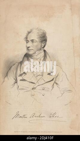 Martin Archer Shee, Henry Thomson, 1773–1843, britisch, nach Sir Martin Archer Shee, 1769–1850, Irish, 1824, Mezzotint Stockfoto