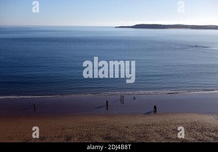 Pembrokeshire 06. Dezember 2020 die Küstenstadt Tenby which Ist Teil der atemberaubenden Pembrokeshire Küste ein beliebtes Ziel Für Touristen ein Stockfoto