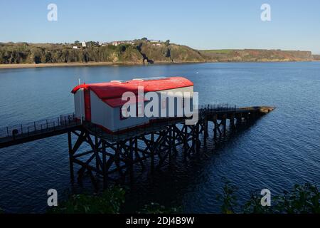 Pembrokeshire 06. Dezember 2020 die Küstenstadt Tenby which Ist Teil der atemberaubenden Pembrokeshire Küste ein beliebtes Ziel Für Touristen ein Stockfoto