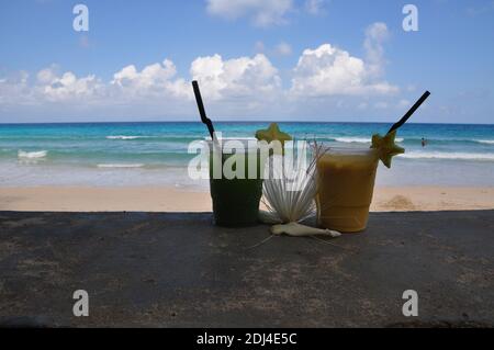 Mahé ist die größte Insel der Seychellen, im Indischen Ozean vor Ostafrika. Wahrlich der Himmel auf Erden. Stockfoto