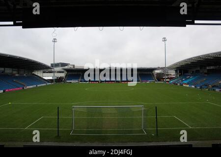 Chesterfield, Großbritannien. Oktober 2020. Gesamtansicht des Technique Stadium vor dem FA Women's Chamionship Match zwischen Sheffield United und Blackburn Rovers im Technique Stadium in Chesterfield Joe Hepper/SPP Credit: SPP Sport Press Photo. /Alamy Live Nachrichten Stockfoto