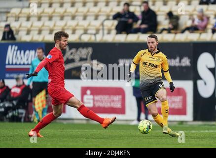 Casa Arena Horsens, Horsens, Dänemark. Dezember 2020. Louka Prip von AC Horsens während AC Horsens gegen Aarhus GF auf Casa Arena Horsens, Horsens, Dänemark. Kim Price/CSM/Alamy Live News Stockfoto