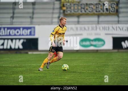 Casa Arena Horsens, Horsens, Dänemark. Dezember 2020. Malte Kiilerich von AC Horsens während AC Horsens gegen Aarhus GF auf Casa Arena Horsens, Horsens, Dänemark. Kim Price/CSM/Alamy Live News Stockfoto