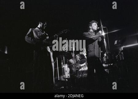 Kilburn und die High Roads. Britische Pub Rock Band mit Ian Dury als Lead Vocals. Hammersmith Odeon 1975 Stockfoto