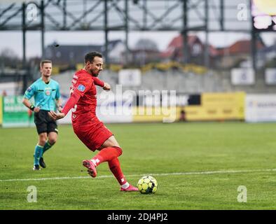 Casa Arena Horsens, Horsens, Dänemark. Dezember 2020. Patrick Olsen von Aarhus GF während AC Horsens gegen Aarhus GF in Casa Arena Horsens, Horsens, Dänemark. Kim Price/CSM/Alamy Live News Stockfoto