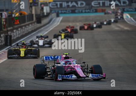 Abu Dhabi, VAE. Dezember 2020. 18 STROLL Lance (CAN), Racing Point F1 RP20, Action während der Formel 1 Etihad Airways Abu Dhabi Grand Prix 2020, vom 11. Bis 13. Dezember 2020 auf dem Yas Marina Circuit, in Abu Dhabi - Foto Antonin Vincent / DPPI / LM Credit: Gruppo Editoriale LiveMedia/Alamy Live News Stockfoto