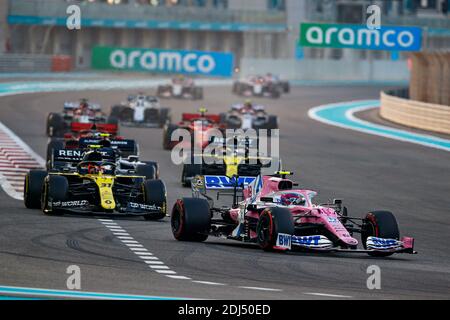 Abu Dhabi, VAE. Dezember 2020. 18 STROLL Lance (CAN), Racing Point F1 RP20, Action während der Formel 1 Etihad Airways Abu Dhabi Grand Prix 2020, vom 11. Bis 13. Dezember 2020 auf dem Yas Marina Circuit, in Abu Dhabi - Foto Florent Gooden / DPPI / LM Credit: Gruppo Editoriale LiveMedia/Alamy Live News Stockfoto