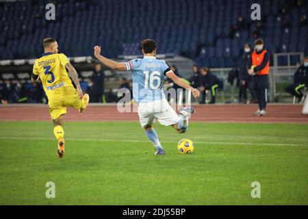 Rom, Italien. Dezember 2020. Im Stadio Olimpico von Rom, Verona schlagen Lazio 2-1 für das 11. Spiel der italienischen Serie A 2020-2021 in Rom, Italien am 12. Dezember 2020. In diesem Bild: Marco Parolo (Foto: Paolo Pizzi/Pacific Press/Sipa USA) Quelle: SIPA USA/Alamy Live News Stockfoto