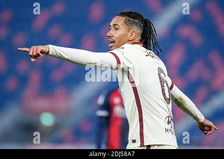 Bologna, Italien. Dezember 2020. Bologna, Italien, Dall'Ara Stadion, 13. Dezember 2020, Chris Smalling (AS Roma) während Bologna FC vs AS Roma - Italienische Fußball Serie A Spiel Credit: Ettore Griffoni/LPS/ZUMA Wire/Alamy Live News Stockfoto