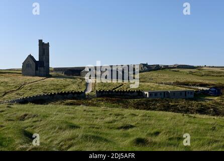 St. Helena's Church, Lundy Island, North Devon, England Stockfoto