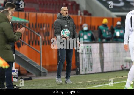 Augsburg, Deutschland. 13. Dez 2020. firo: 13.12.2020 Fuvuball: Fußball: 1. Bundesliga, Saison 2020/21 FC Augsburg - FC Schalke 04 Heiko herrlich Credit: Max Ellerbrake/firo/Pool weltweite Nutzung/dpa/Alamy Live News Stockfoto