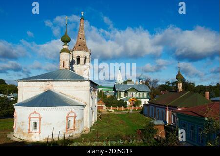 Russland, Rossija, Wladimir Oblast, Goldener Ring, Susdal, UNESCO-Weltkulturerbe, Predtetchenskaia Kirche Stockfoto