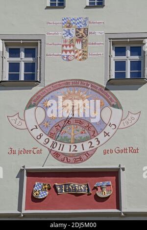 Altes Rathaus In Deggendorf Stockfoto