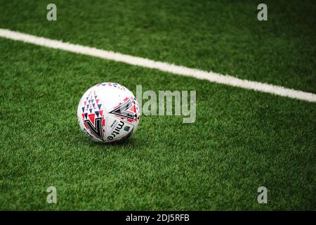 Matchball während des FA Women's Championship Matches zwischen Coventry United und Durham in der Butts Park Arena in Coventry. Ashleigh Davies / SPP Stockfoto