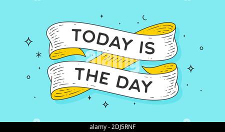 Heute Ist Der Tag Stock Vektor