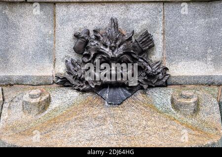 Denkmal für Paul de Chomedey, Sieur de Maisonneuve, Montreal, Kanada Stockfoto