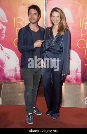 JEREMIE Elkaim und Josephine Japy nehmen an der Premiere von "Irreprochable" Teil, die am 30. Juni 2016 im UGC Les Halles in Paris, Frankreich, stattfand. Foto von Laurent Zabulon/ABACAPRESS.COM Stockfoto