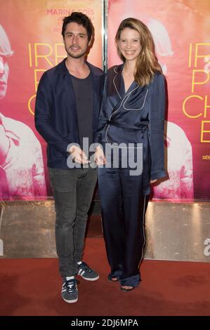 JEREMIE Elkaim und Josephine Japy nehmen an der Premiere von "Irreprochable" Teil, die am 30. Juni 2016 im UGC Les Halles in Paris, Frankreich, stattfand. Foto von Laurent Zabulon/ABACAPRESS.COM Stockfoto