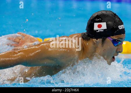 Der japanische Daiya Seto bei der Qualifikationsrunde des 400 m langen Medley Men-Schwimmevents im Olympischen Schwimmbad in Rio, Brasilien am 6. August 2016. Foto von Henri Szwarc/ABACAPRESS.COM Stockfoto