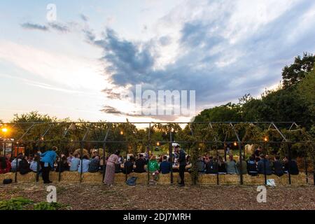 GROSSBRITANNIEN / England / Hertfordshire / charmante Landschaft ist der perfekte Ort für Gruppen essen im Freien. Stockfoto