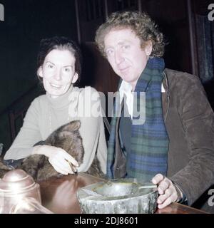 Undatierte Datei Foto des US-Schauspielers Gene Wilder. Wilder, der von vielen wegen seiner Hauptrolle in Willy Wonka & The Chocolate Factory in Erinnerung geblieben ist, ist im Alter von 83 Jahren gestorben, bestätigt seine Familie. Der Comic-Schauspieler spielte auch in klassischen Filmen wie den Produzenten, Blazing Saddles und Young Frankenstein. Foto von APS-Medias/ABACAPRESS.COM Stockfoto