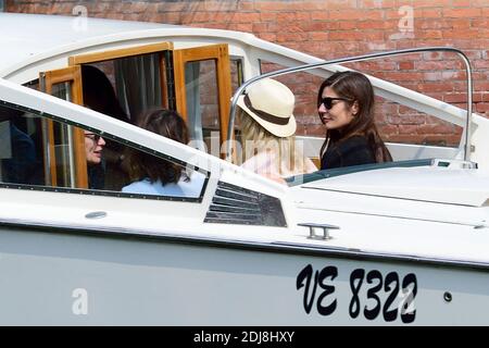 Chiara Mastroianni und Gemma Arterton kommen am 07. September 2016 im Excelsior Hotel am Lido in Venedig, Italien, im Rahmen des 73. Mostra, Venice International Film Festival an. Foto von Aurore Marechal/ABACAPRESS.COM Stockfoto