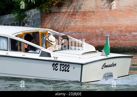 Chiara Mastroianni und Gemma Arterton kommen am 07. September 2016 im Excelsior Hotel am Lido in Venedig, Italien, im Rahmen des 73. Mostra, Venice International Film Festival an. Foto von Aurore Marechal/ABACAPRESS.COM Stockfoto