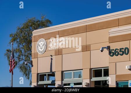 Las Vegas, NOV 19, 2020 - Außenansicht der US Citizenship and Immigration Services Stockfoto