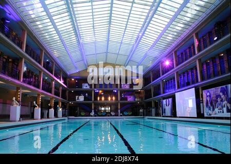 Exklusiv. Allgemeine Atmosphäre während der Pool Party Fitbit im Molitor Schwimmbad (Piscine Molitor) in Paris, Frankreich am 13. September 2016. Foto von Aurore Marechal/ABACAPRESS.COM Stockfoto