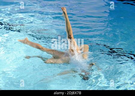 Exklusiv. Allgemeine Atmosphäre während der Pool Party Fitbit im Molitor Schwimmbad (Piscine Molitor) in Paris, Frankreich am 13. September 2016. Foto von Aurore Marechal/ABACAPRESS.COM Stockfoto