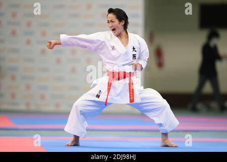 Nippon Budokan, Tokio, Japan. Dezember 2020. Kiyou Shimizu, 13. DEZEMBER 2020 - Karate : Alle Japan Karate Championships Frauen Einzelkata in Nippon Budokan, Tokyo Japan. Kredit: YUTAKA/AFLO SPORT/Alamy Live Nachrichten Stockfoto