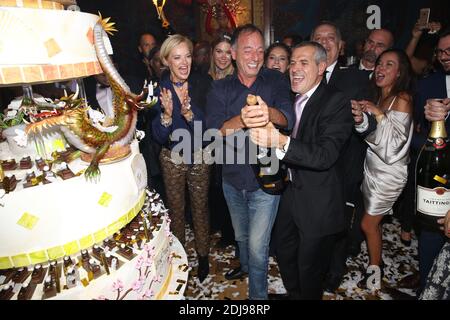 Tarja Visan, Gerard Guez, Jose Munoz et Carlos Matta assiste a la soirée du 20e anniversaire du Buddha Bar a Paris, France le 22 Septembre 2016. Foto von Jerome Domine/ABACAPRESS.COM Stockfoto