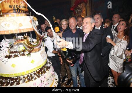 Tarja Visan, Gerard Guez, Jose Munoz et Carlos Matta assiste a la soirée du 20e anniversaire du Buddha Bar a Paris, France le 22 Septembre 2016. Foto von Jerome Domine/ABACAPRESS.COM Stockfoto