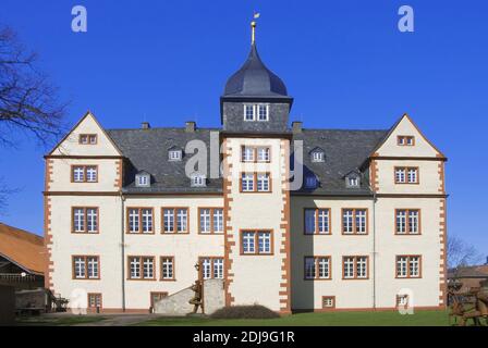 Deutschland, Niedersachsen, Salzgitter, Salder, Stahles-Museum Schloss Salder, Schloss, Renaissance Stockfoto