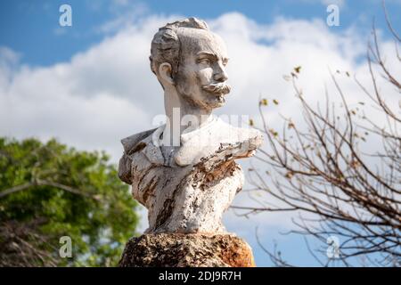 Jose Marti Skulptur, Varadero, Kuba Stockfoto