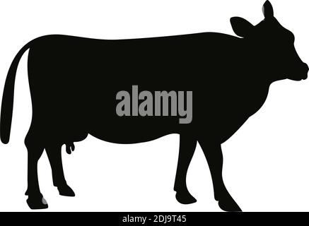 Cow Symbol Design Vorlage Vektor isolierte Illustration Stock Vektor