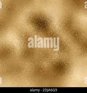 Luxuriöse goldene Tapete. Folie mit Metallic-Effekt. Eleganter abstrakter Hintergrund. Goldfarbene Folienstruktur. Realistische Vektorstruktur. Stock Vektor