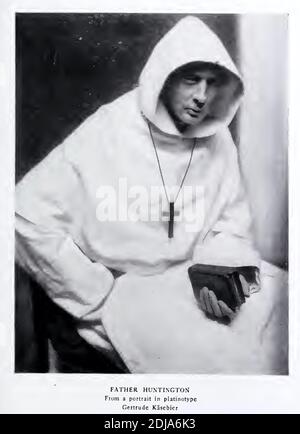 Ein Gertrude Käsebier 1904 Foto eines Mannes in religiösen Orden. Stockfoto