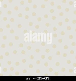 Boho Nahtloses Muster mit hellen runden Punkten. Doodle Polka Punkte Stock Vektor