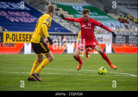 Horsens, Dänemark. Dezember 2020. Patrick Mortensen (9) von Aarhus GF beim 3F Superliga Spiel zwischen AC Horsens und Aarhus GF in der Casa Arena in Horsens. (Foto Kredit: Gonzales Foto/Alamy Live News Stockfoto