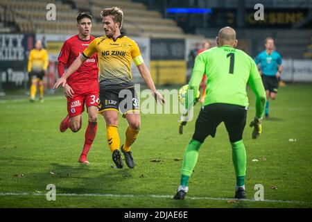 Horsens, Dänemark. Dezember 2020. Alexander Ludwig (33) von AC Horsens beim 3F Superliga Spiel zwischen AC Horsens und Aarhus GF in der Casa Arena in Horsens. (Foto Kredit: Gonzales Foto/Alamy Live News Stockfoto