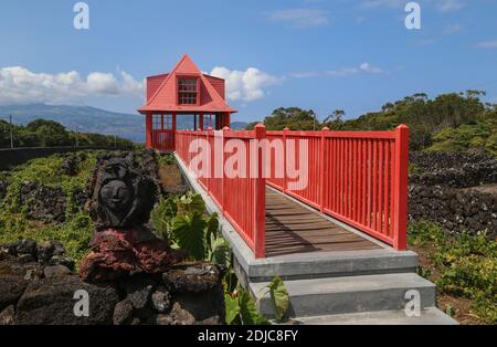 Weinmuseum Pico (Museu do Vinho), Azoren, Insel Pico, Portugal Stockfoto