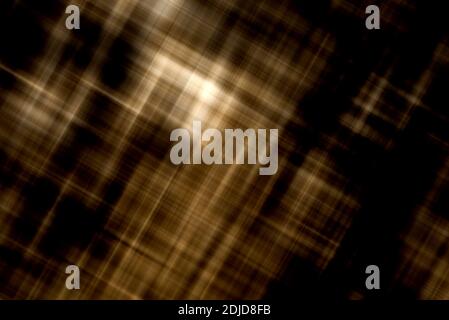 Abstrakt festlich dekorativer Hintergrund mit einem Muster von Linien und Figuren in Gold und schwarz Farbe. Kann als Hintergrundbild verwendet werden Stockfoto